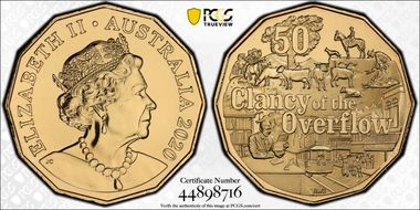 2020 50C Clancy of the Overflow MS68