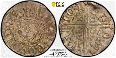 (1250-72) 1D S-1369 Henry III AU50