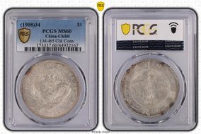 (1908)34 $1 LM-465 Cld. Conn. MS60