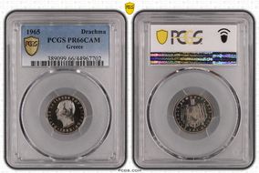 1965 Drachma PR66CAM