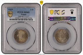 1919 1 Fr Gad-467 F-217 MS65