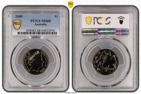 2009 $1 MS68