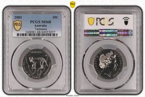 2001 20C Tasmania MS68