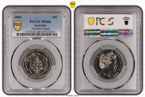 2001 20C Norfolk Island MS68