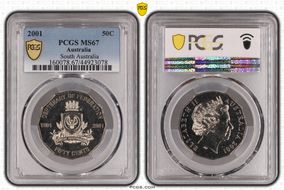 2001 50C South Australia MS67