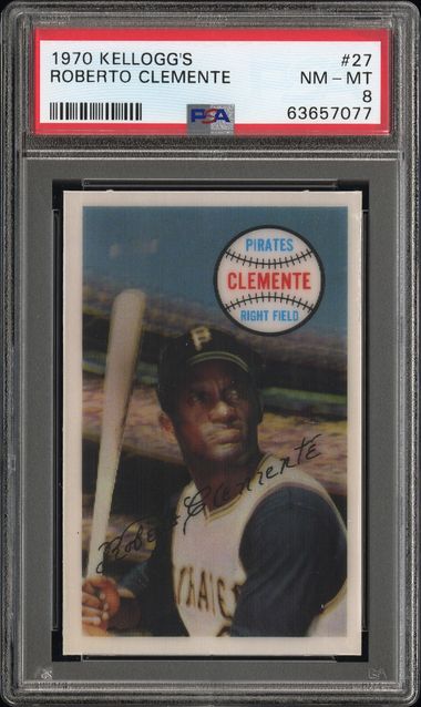 1970 Kellogg'S #27 Roberto Clemente front