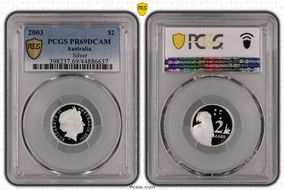 2003 $2 Ag PR69DCAM