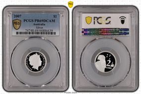 2007 $2 Silver PR69DCAM