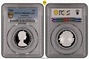 2006 20C Young Bust Silver PR69DCAM