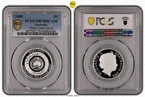 2008 20C Planet Earth Silver PR70DCAM