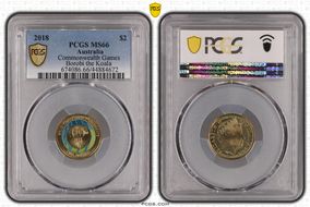 2018 $2 Commonwealth Games Borobi the Koala MS66