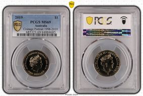 2019 $1 Coinage Portrait 1998-2019 MS69