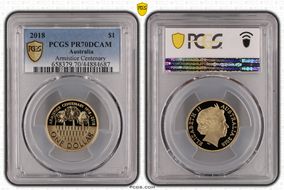 2018 $1 Armistice Centenary PR70DCAM