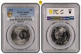 2019 50C ASIO 70th Anniversary MS68