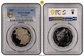 2015 50C RAM 50th Anniversary MS69