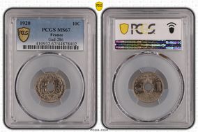 1920 10C Gad-286 F-138 MS67