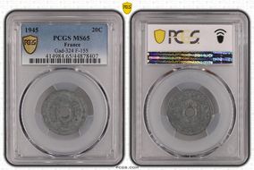 1945 20C Gad-324 F-155 MS65