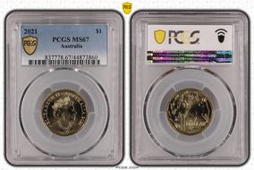2021 $1 MS67