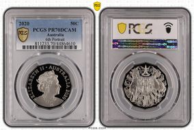 2020 50C 6th Portrait PR70DCAM