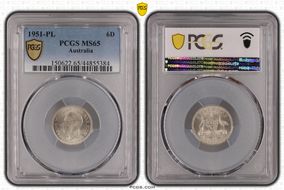 1951-PL 6D MS65