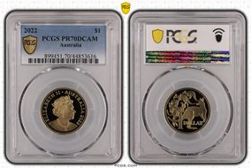 2022 $1 PR70DCAM
