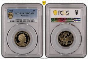 2022 $1 PR70DCAM