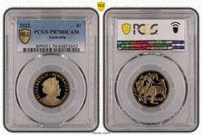 2022 $1 PR70DCAM