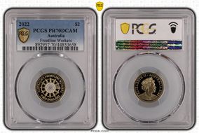 2022 $2 Frontline Workers PR70DCAM