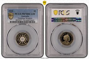 2022 $2 Frontline Workers PR70DCAM