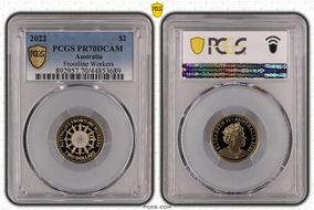 2022 $2 Frontline Workers PR70DCAM