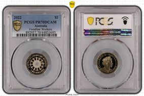 2022 $2 Frontline Workers PR70DCAM