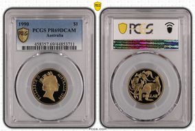 1990 $1 PR69DCAM
