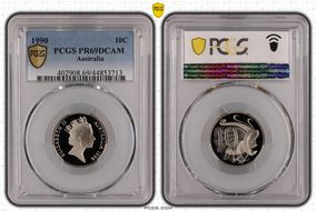 1990 10C PR69DCAM