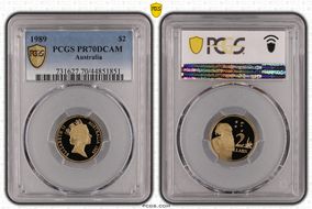 1989 $2 PR70DCAM