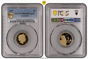 2007 $2 PR69DCAM