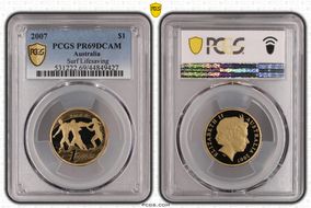 2007 $1 Surf Lifesaving PR69DCAM