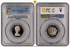1975 10C PR68DCAM