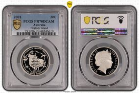 2001 20C Norfolk Island PR70DCAM