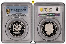 2001 50C Queensland PR70DCAM