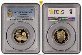 2011 $1 Australian Wool PR69DCAM