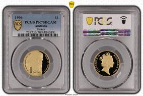 1996 $1 Parkes PR70DCAM