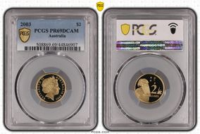 2003 $2 PR69DCAM