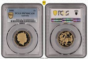 2000 $1 PR70DCAM