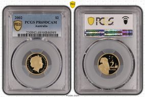 2002 $2 PR69DCAM