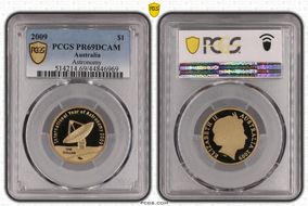 2009 $1 Astronomy PR69DCAM