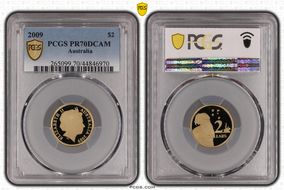 2009 $2 PR70DCAM