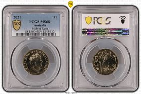 2021 $1 MS68