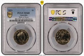 2021 $1 MS68