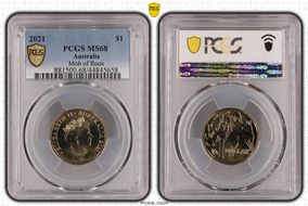 2021 $1 MS68