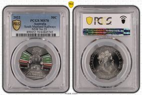 2022 50C NSW S. Maitland Rail No.25 Australian Rail Heritage MS70